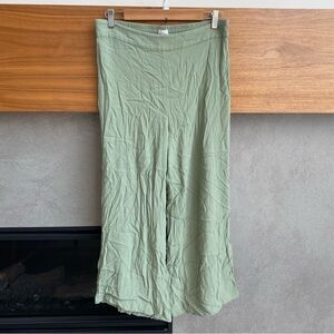 Wilfred Aritzia  Green Faun Ankle Pant, Size L